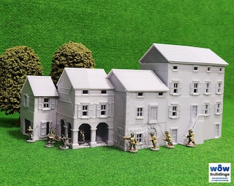 Décoration Wargame : Maison De Village A-RD – 3D Terrain Pour Bolt Action, FOW, WWII (France)