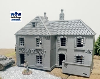 REICH CHANCELLERIE BERLIN – Décor 3D FOW Bolt Action, Terrain Wargame Normandie V2