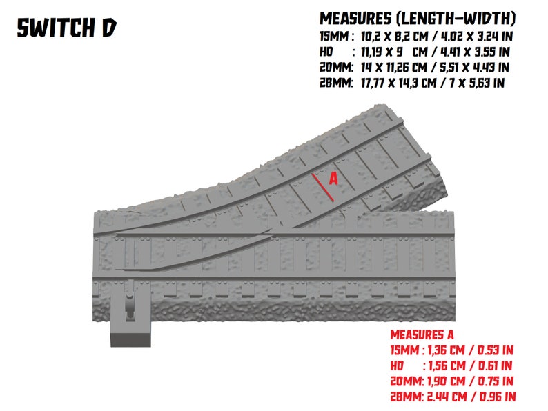 20mm In Scale Train Tracks - 15mm, H0, 20mm, 28mm, Terrain, Tabletop Wargames ...