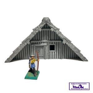 Anglo Saxon House 2 - Dark Age - Medieval Age - Diorama Pieces & Board Games - Available in 15mm/H0/20mm/28mm/35mm/40mm