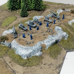 Artillery American Civil War - American Civil War Diorama Model Gettysburg, Tabletop Terrain, 15mm, H0, 20mm, 28mm