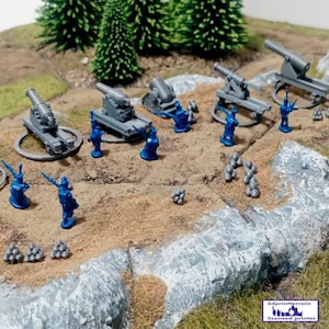 Artillery & American Civil War - Diorama - Scenography - ACW -  12mm/15mm/H0/20mm/28mm/32mm/35mm/40mm/50mm/54mm/60mm