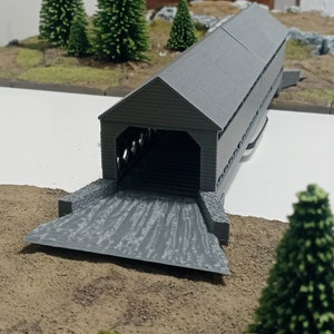 Sachs Covered Bridge Gettysburg - American Civil War Diorama Model Gettysburg, Tabletop Terrain, 15mm, H0, 20mm, 28mm