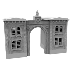Cementery Gate Gettysburg - American Civil War Diorama Model Gettysburg, Tabletop Terrain, 15mm, H0, 20mm, 28mm
