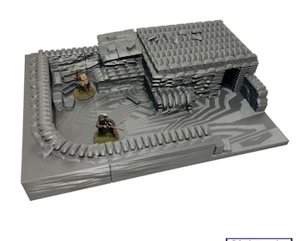 Mortar Pit, US Camp - Vietnam War, Available in 15mm/H0/20mm/28mm/35mm, Vietnam War, Train Station Terrain