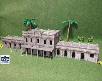 Hue Railway Station - Vietnam War, Available in 15mm/H0/20mm/28mm/35mm, Vietnam War, Train Station Terrain