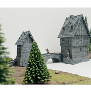 Bridge Post - Medieval Londong Bridge, Tabletop and Modeling, Diorama Model