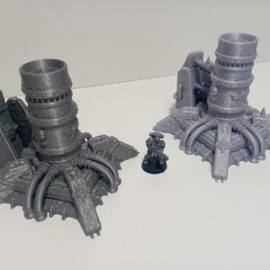 Industrial Grimdark Thermo Plasta Generator -  28/32mm - 3D Printed Terrain for your favourite Tabletop Games, 40K, Grimdark Terrain