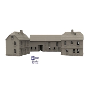 German Western Border, WWII - Sigfrid Line, Available in 15mm/H0/20mm/28mm/35mm, 3DPrint Terrain, Tabletop Wargames, Historical Dioramas