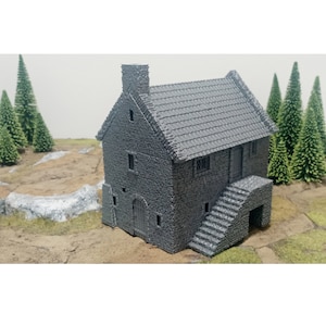 The Scottish Bastle - Medieval Tabletop and Modeling, Diorama Model