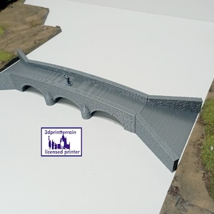 Burnside&#39;s Bridge Sharpsburg - American Civil War Diorama Model, Tabletop Terrain, Bridge Model, 15mm, H0, 20mm, 28mm