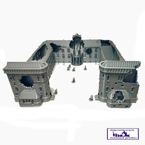 Stalingrad Comissars House Damaged- Eastern Front WWII - Available in 15mm/H0/20mm/28mm/35mm Historic, Dioramas, Stalingrad Bolt Action