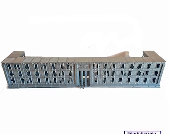 Chancellery Destroyed, Berlin - Battle of Berlin, Available in 15mm/H0/20mm/28mm/35mm, WWII Terrain, Tabletop Wargames, Historical Dioramas