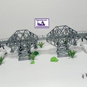 Terrain De Wargame 3D – Pont De La Rivière Kwaï – Bolt Action WWII, Impression France