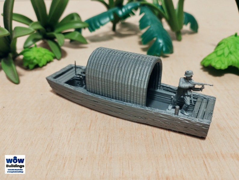 Sampan - Vietnam War, Available in 15mm/h0/20mm/28mm/35mm, 3D Printed ...
