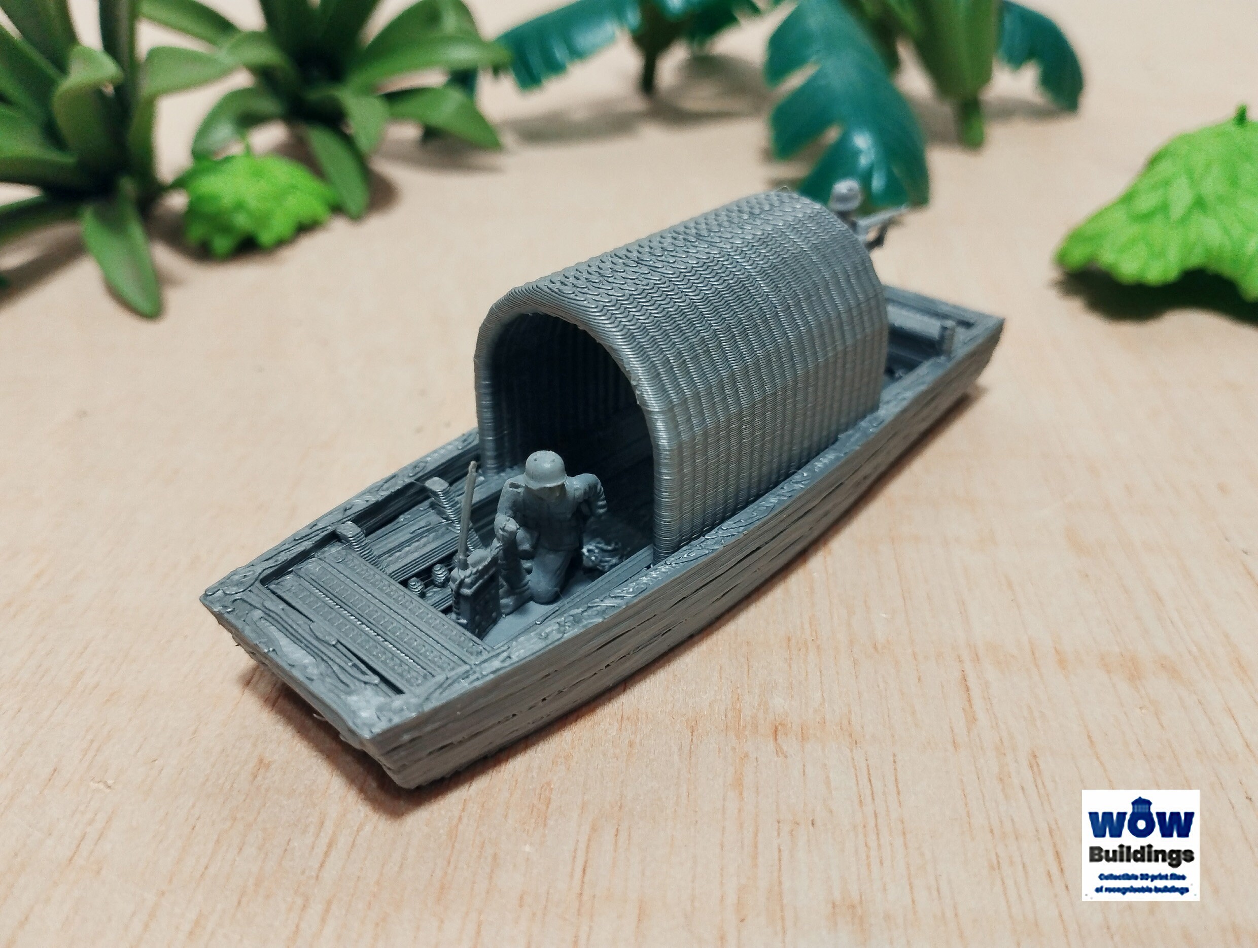 Sampan - Vietnam War, Available in 15mm/h0/20mm/28mm/35mm, 3D Printed ...