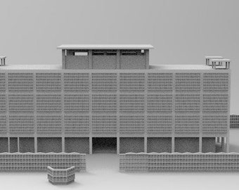 US Embassy, Hue City - Vietnam War, Tet Ofensive, 3D Printed Terrain WWII & Diorama for your favourtie Tabletop Games,