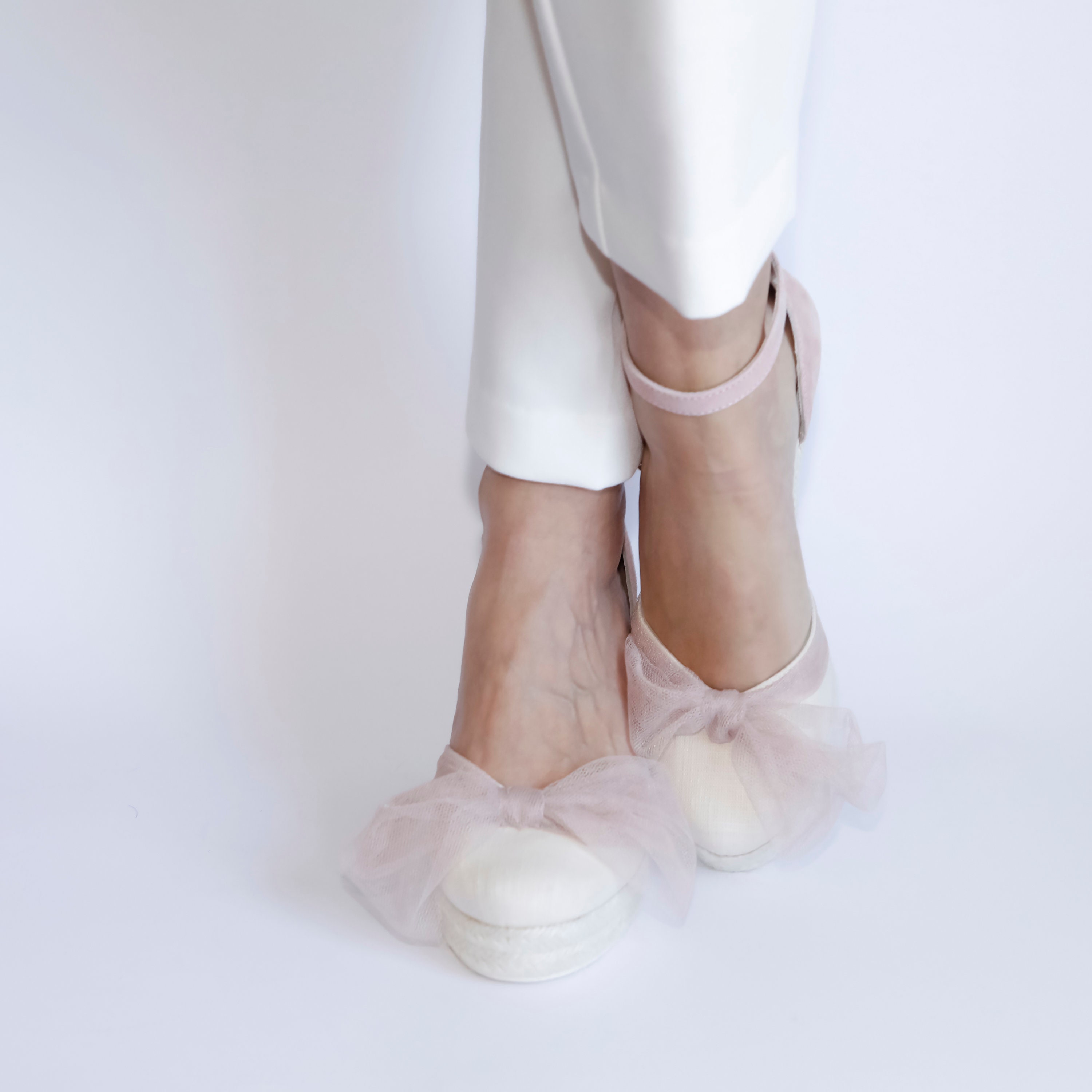 Bridal Espadrille Wedges