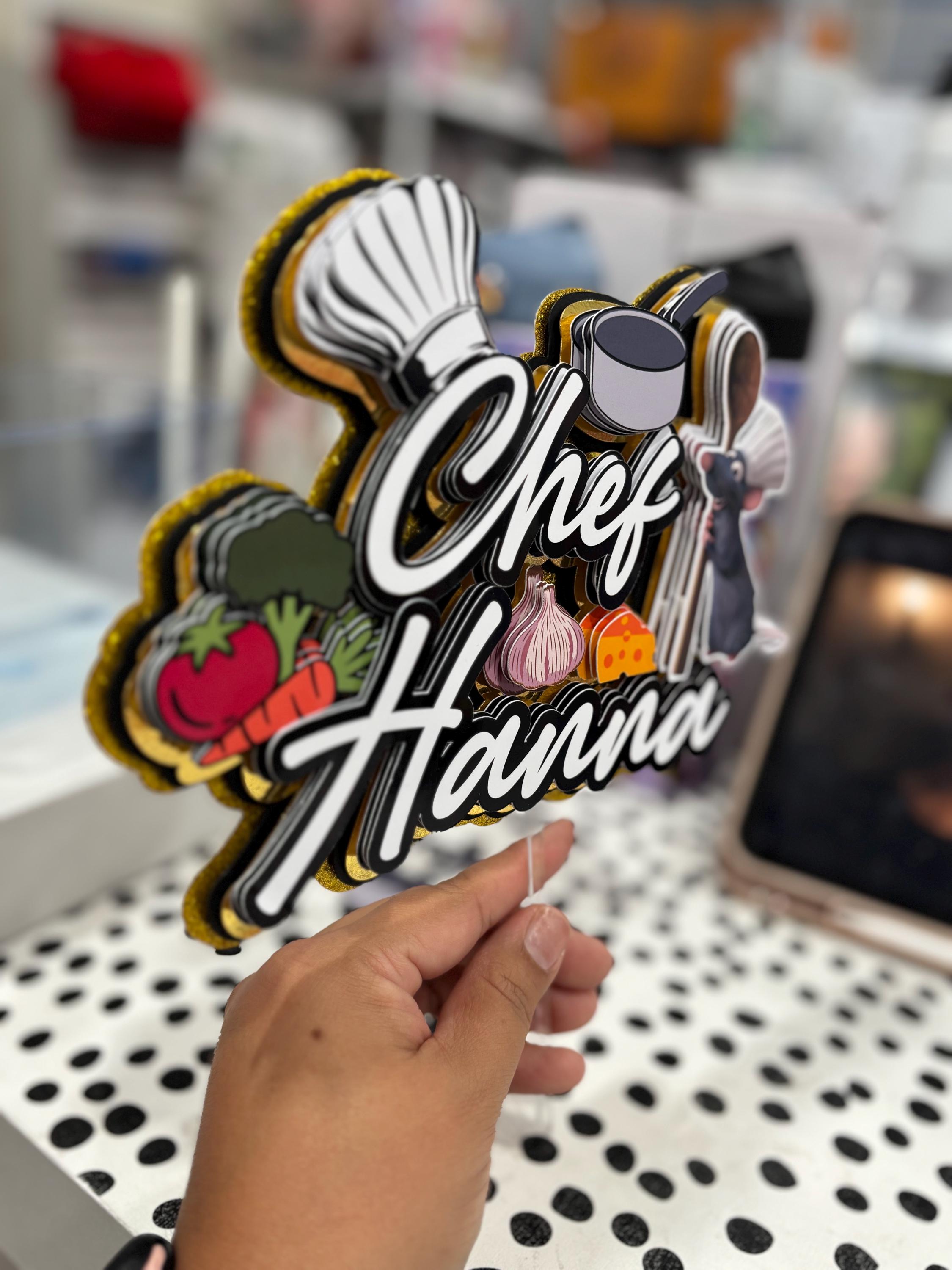 3D Layer Ratatouille Cake Topper - Etsy