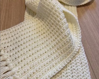 Handmade Custom Crochet Scarf | Soft & Comfy | Available in Multiple Colours