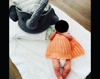Handmade Crochet Baby Girl Dress | Soft & Comfy | Perfect Gift | Available in Multiple Colours and Sizes | Adorable Look