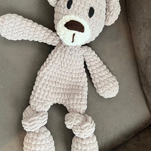 Handmade Crochet Teddy Bear Plushy | Perfect Gift for Baby Shower | New Born Gift  | Cuddle