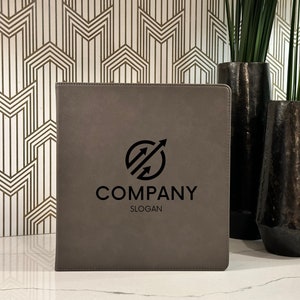 Leather Binder, Journal, Binder, Personalized Binder, Leather, 3-Ring Binder, Wedding Planner, Leather Binder, Office Gifts, Corporate Gift