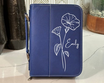 Leather Bible Cover, Personalized Bible Cover, Engraved Bible Cover, Custom Bible Cover, Religious Gifts, Bible Cover, Church Gift