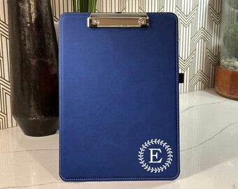 Portapapeles de piel sintética personalizado: regalo personalizado de Coach