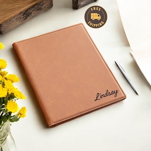 Leather Portfolio Personalized Portfolio Personalized Notepad Corporate Gifts Custom Padfolio Personalized Journal Custom Gift Coworker Gift