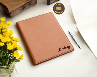 Leather Portfolio Personalized Portfolio Personalized Notepad Corporate Gifts Custom Padfolio Personalized Journal Custom Gift Coworker Gift