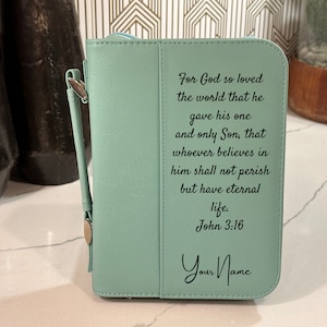 Leather Bible Cover, Engraved Bible Cover, Customized Book Cover, Monogrammed Bible Cover, Bible Case, Personalized Bible Case, Custom Cover