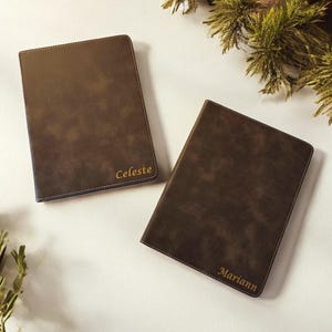 Personalized Refillable Portfolio Leather Portfolio Big Size Personalized Padfolio Personalized Portfolio With Zipper Custom Business Gift