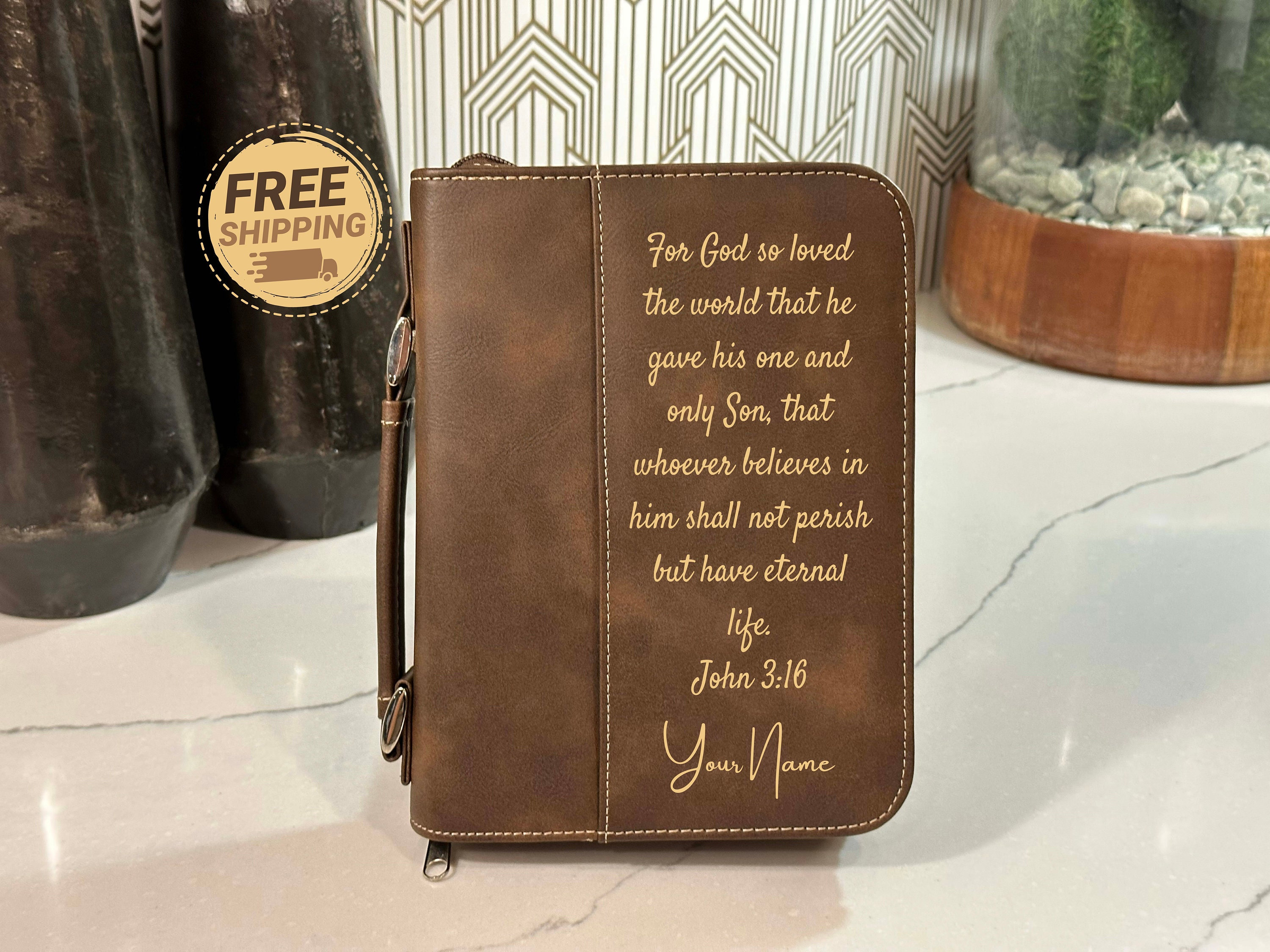 Leather Book Cover-Bible Cover (Super Large) - Shop Goshen Creative Book  Covers - Pinkoi