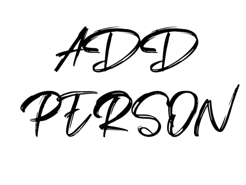 Add 2 Person Please Dont Buy Alone image 1