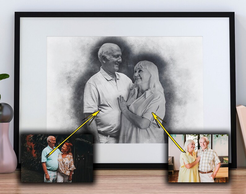 Add Deceased Loved One to Photo Add Person to Photo Family - Etsy