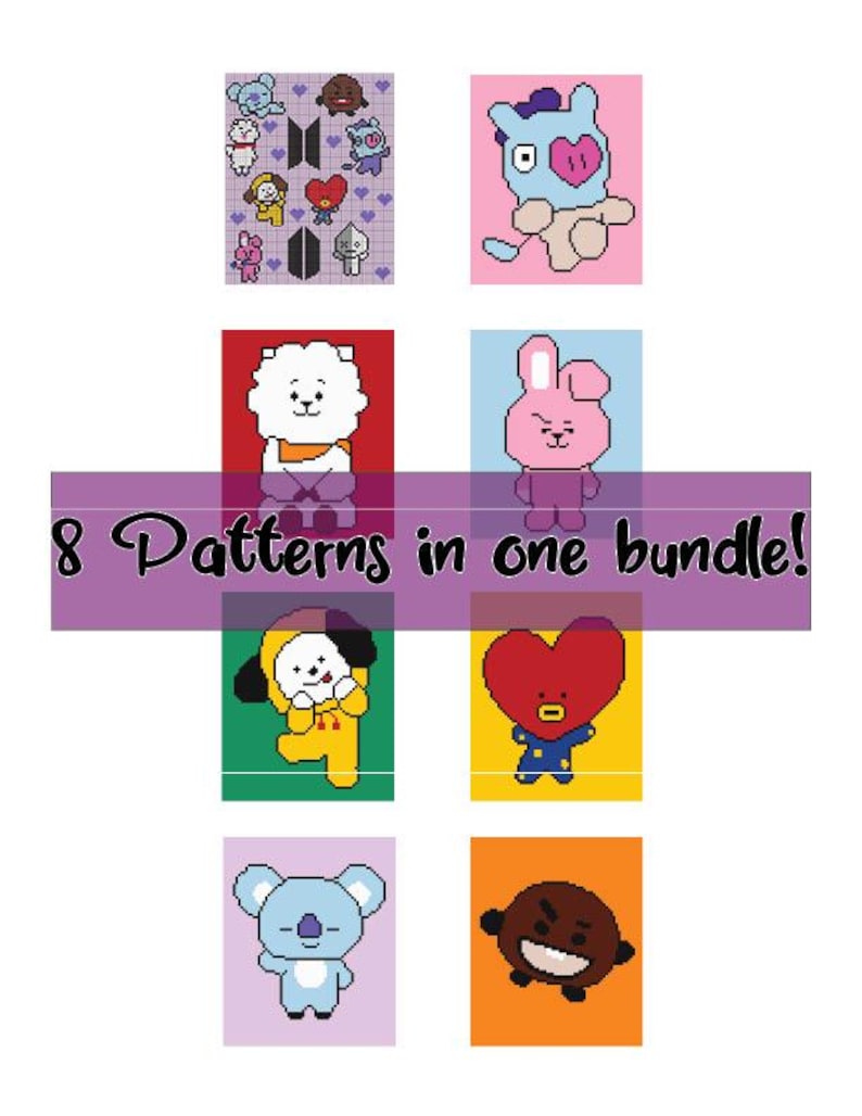 ARMY LOVE C2c Pattern Bundle - Etsy