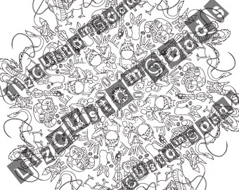 A Studious Set of Stories Coloring Page