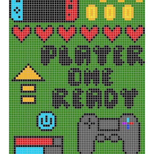 Player One c2c Blanket Pattern