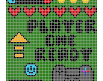 Player One c2c Blanket Pattern