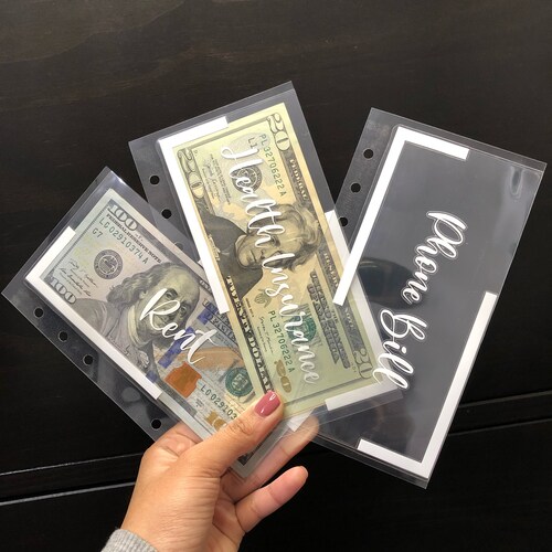 Cash Envelopes Set Money Envelopes Budget System A6 Etsy