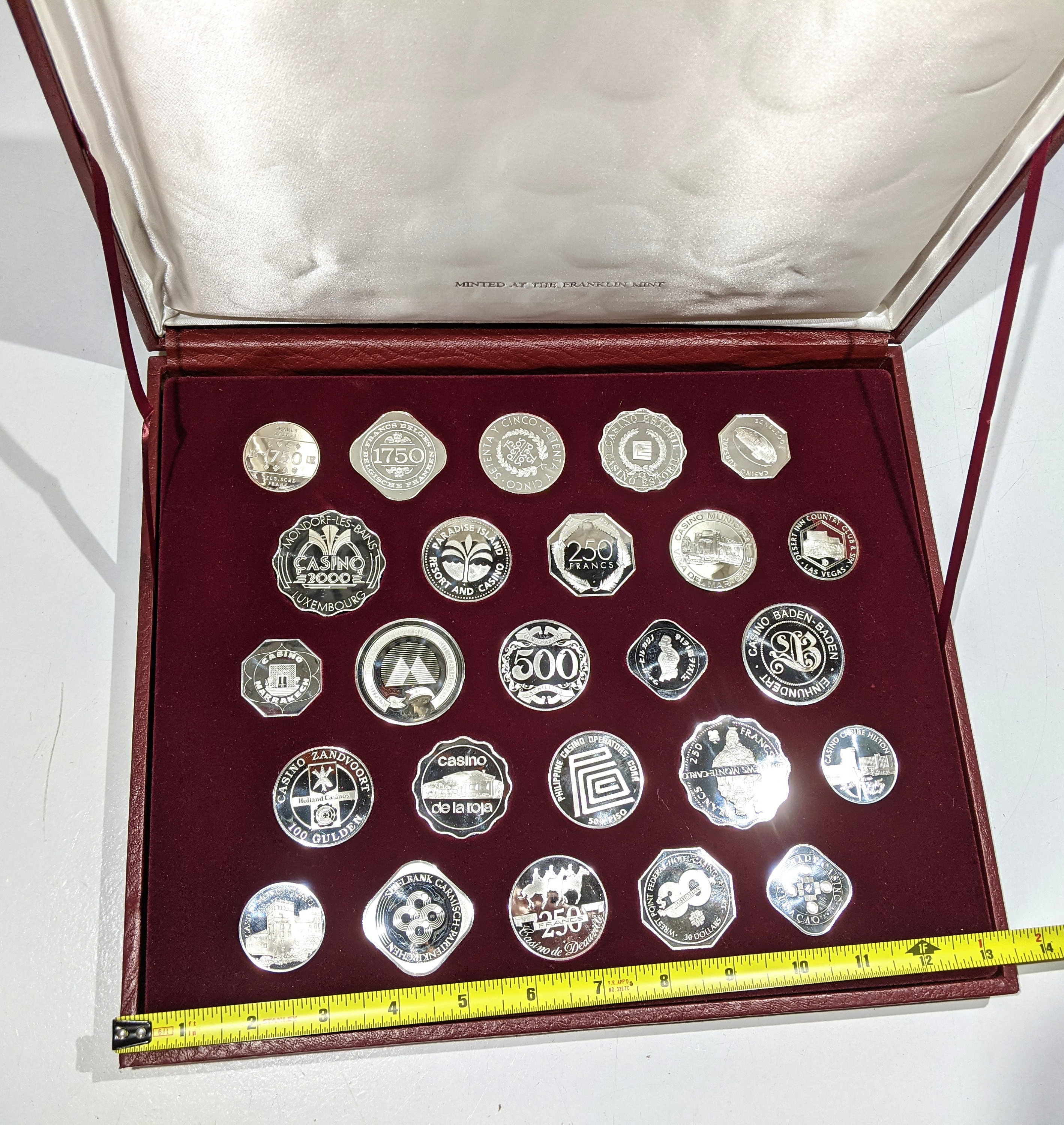 フランクリン ミント 世界のカジノ25枚セット フランクリン ミント