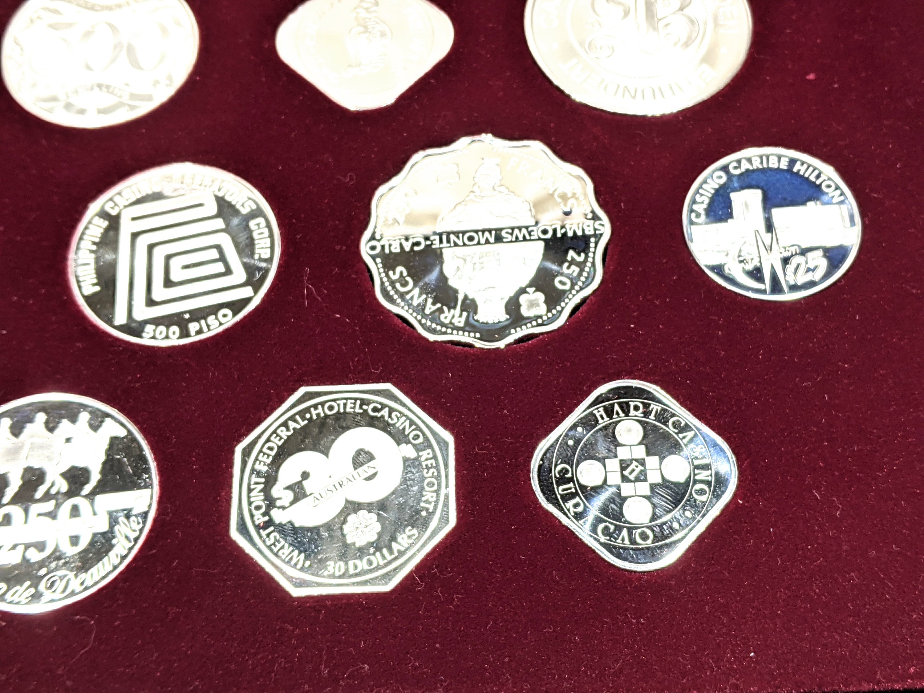 フランクリン ミント　世界のカジノ25枚セット フランクリン ミント 世界のカジノ25枚セット フランクリン ミント