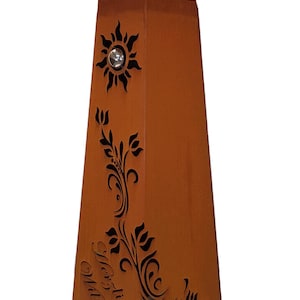 Decorative Column Tulip 100 Edelrost Garden Column including Plant Bowl Rust Column Rust Decoration