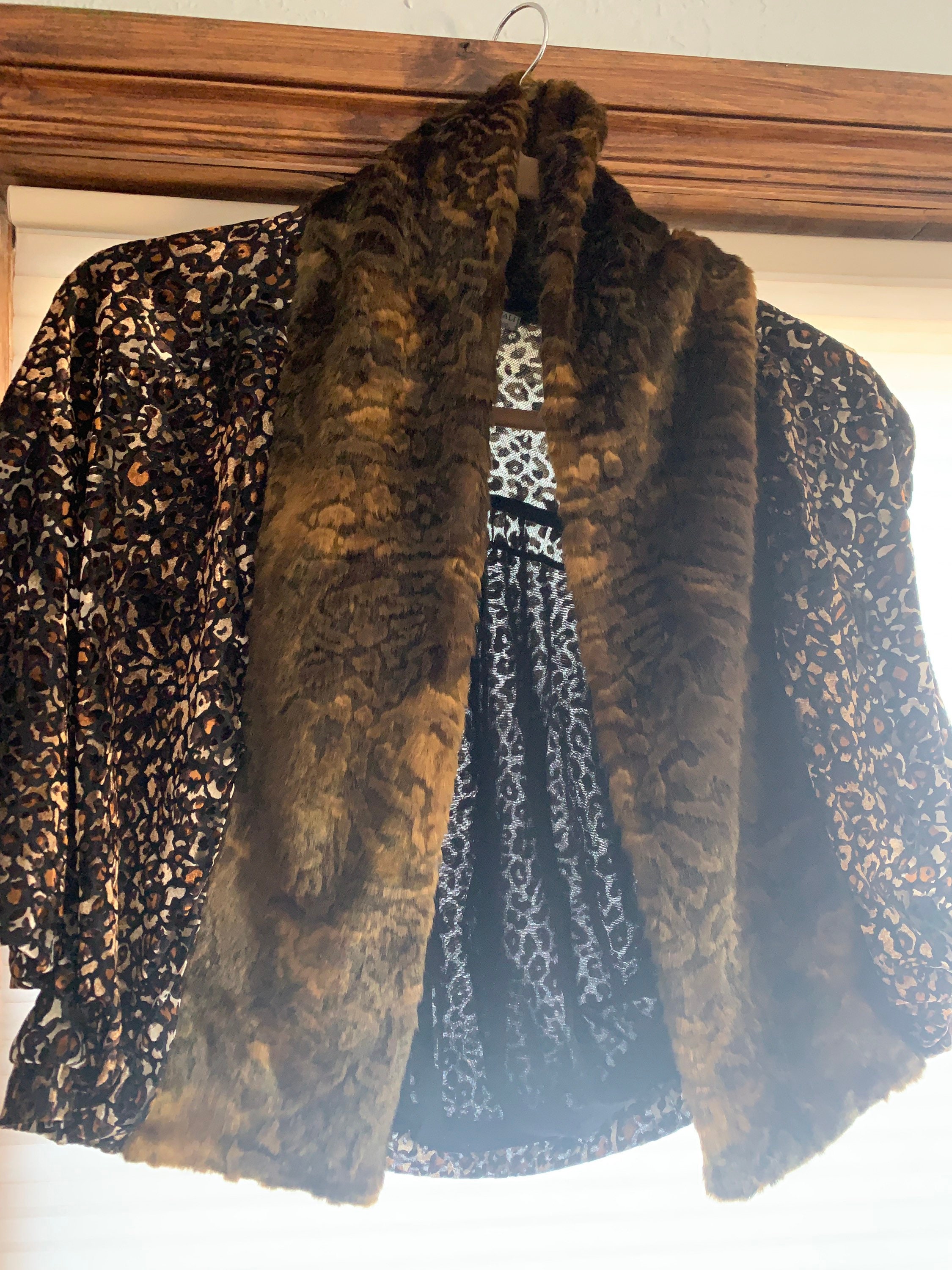 Vintage Alberto Makali Faux Fur and 