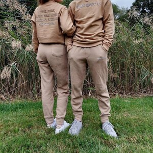 Tan sweatpant set new arrivals