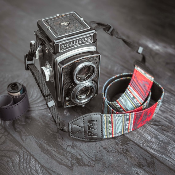 Camera strap, shoulder strap vintage/ boho/ retro, customizable, Sony/ Canon, Nikon/ Olympus/ Pentax
