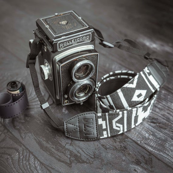 Camera strap, shoulder strap vintage/ boho/ retro, customizable, Sony/ Canon, Nikon/ Olympus/ Pentax