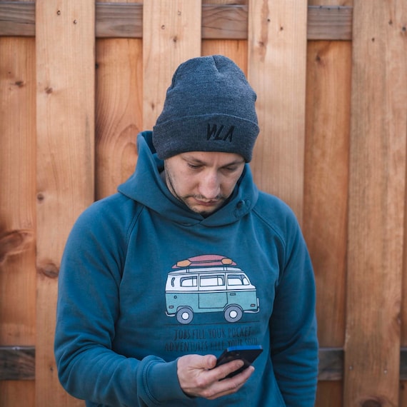 Beanie hat WLA, knitted, acrylic, unisex, one size, various colors