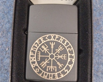 Zippo Feuerzeug Vegvisir Nordischer Kompass graviert